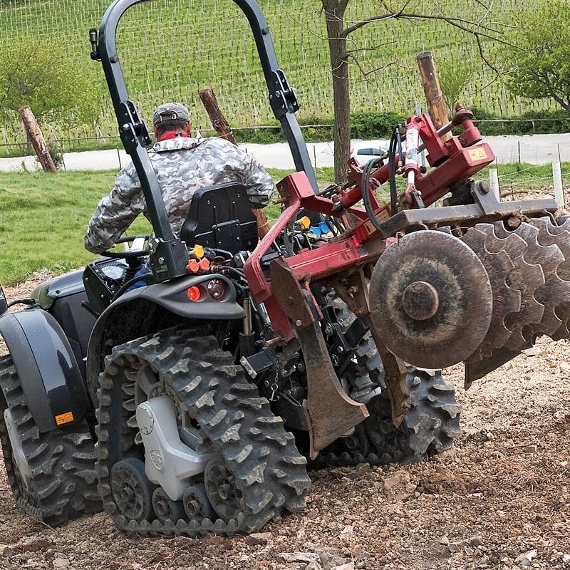 Antonio Carraro, tractors: Mach 4 R, articulated reversible quadtrack - rubber tracks