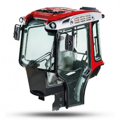 AIR Cab, certified rollover and falling objects protection device, with cat-4 pressurization, for Ergit R Antonio Carraro compact specialized tractors.