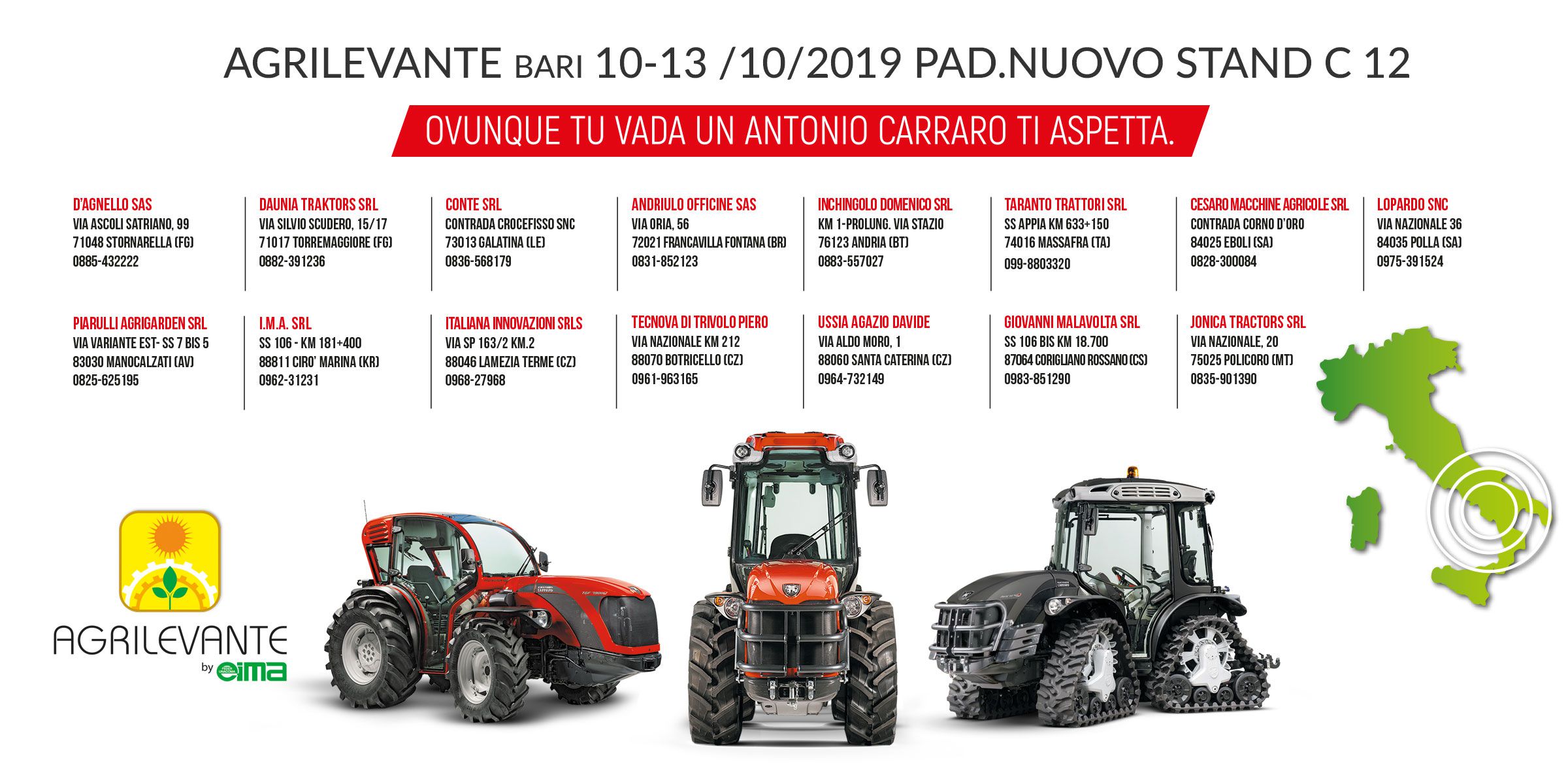 Rete vendita sud Italia
