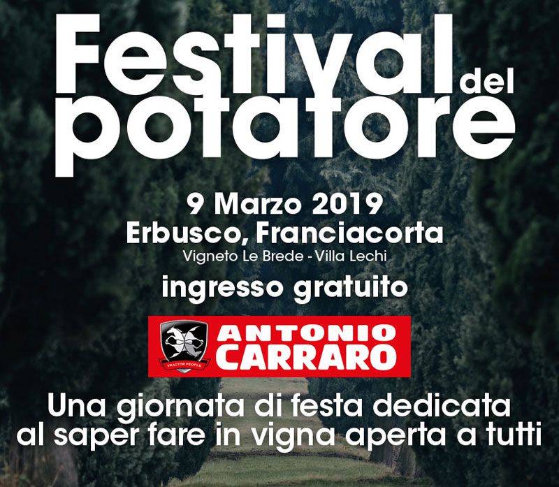 primo Festival della Potatura della Vite in Italia