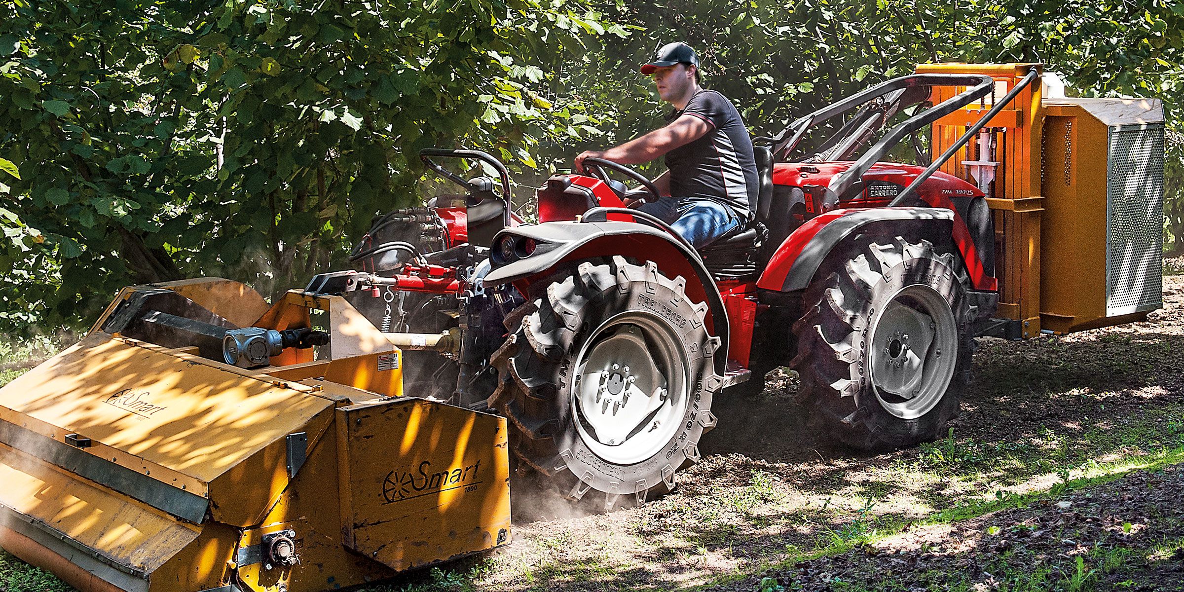 Antonio Carraro | Tractors | TRX Ergit S - TX Ergit S Antonio Carraro TRX Ergit S - Reversible, TX Ergit S - One-Direction, isodiametric steering tractors